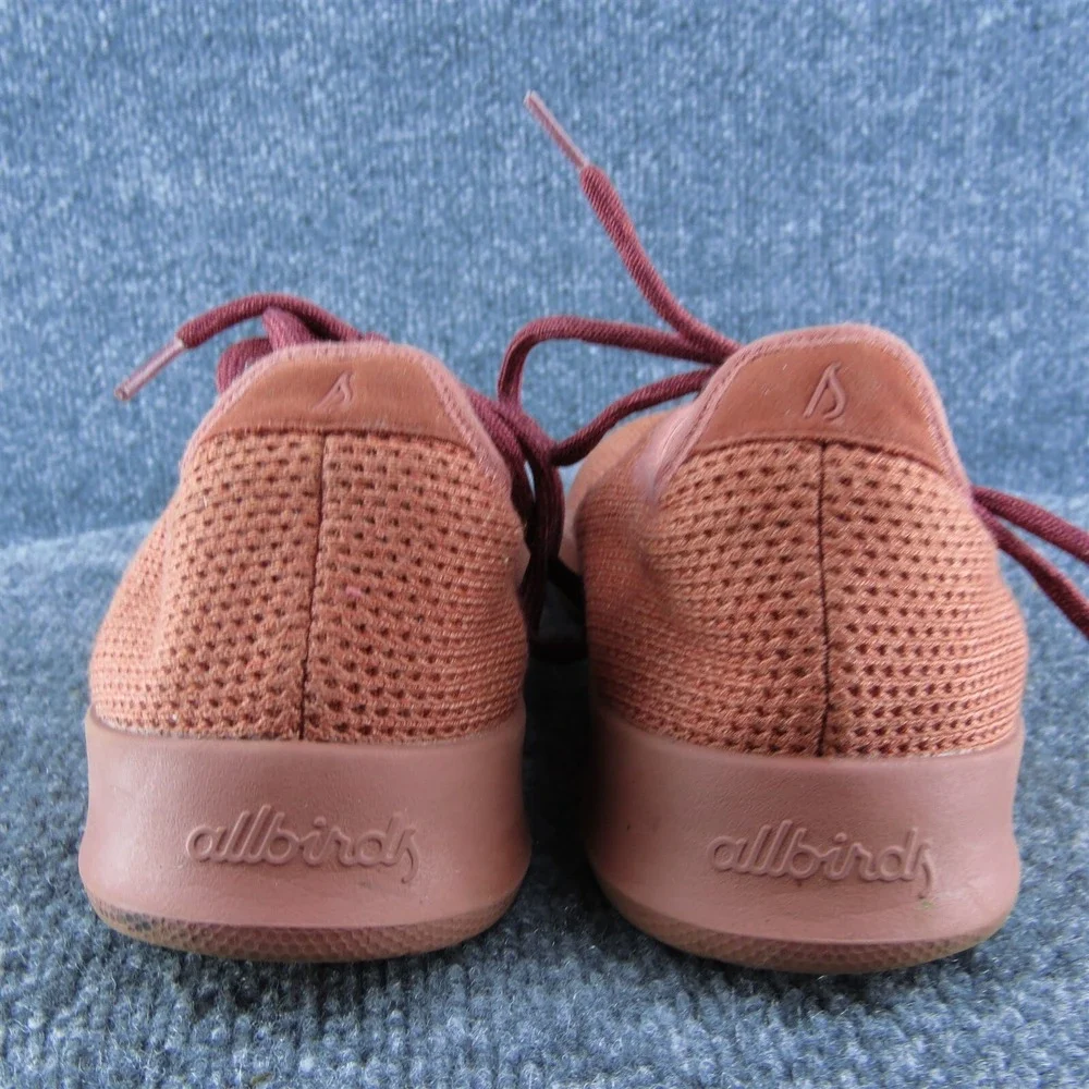 Allbirds Tree Runner‎ Men Sneaker Shoes Orange Wool Lace Up Size 9 Medium